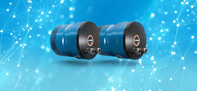 Darstellung kompakter Wellgetriebe-Aktuatoren von Nabtesco für flexible Plug-and-Play-Integration